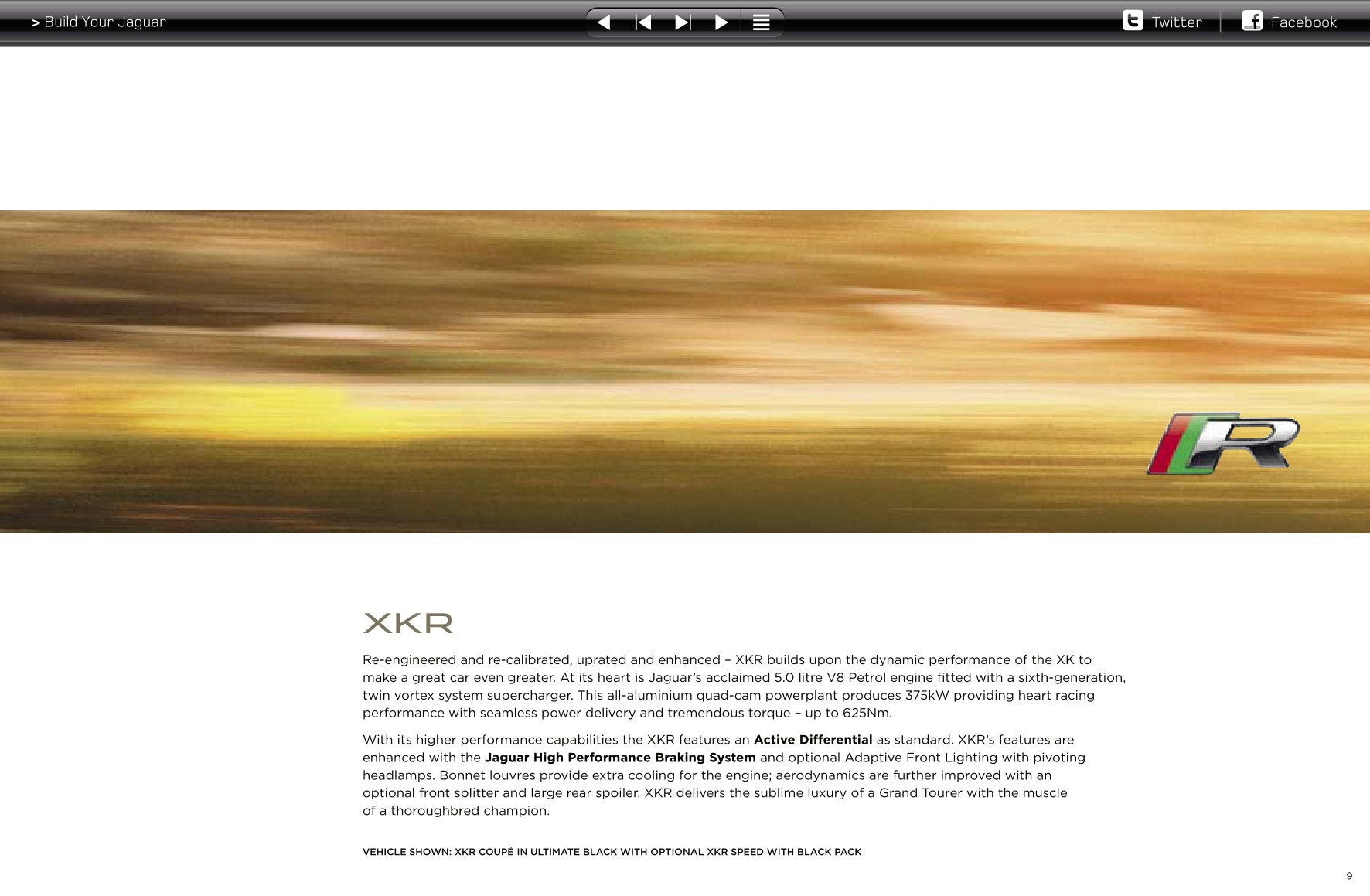 2013 Jaguar XK Brochure Page 18